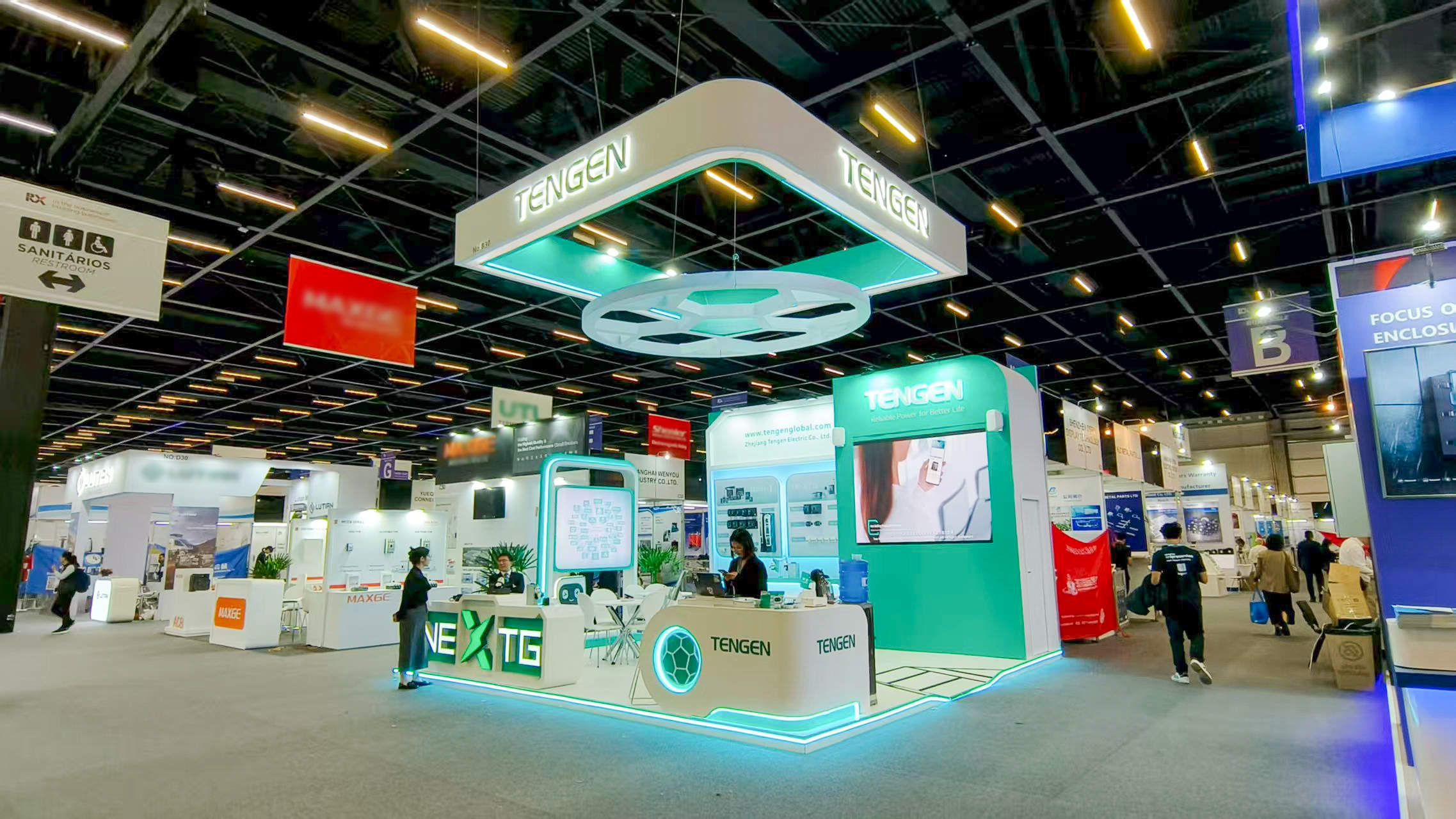 闪耀拉美丨pg电子在线模拟器亮相FIEE巴西国际电力展